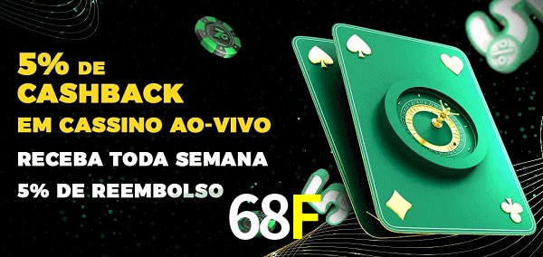 Promoções do cassino ao Vivo 68F